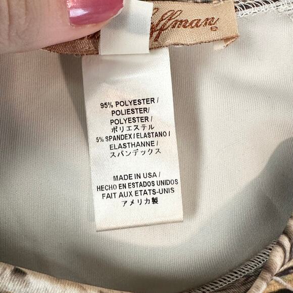 MARA HOFFMAN Neoprene Sweatshirt Fringe Photo Print Pullover Sweater - Picture 11 of 13